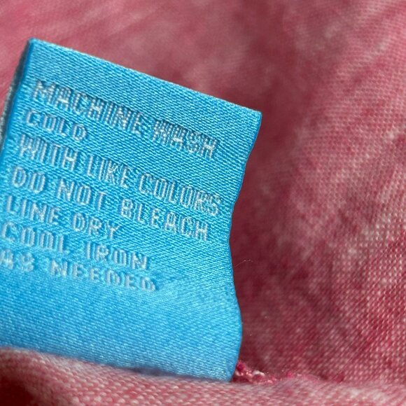 J. McLaughlin Women's Collared Long Sleeve Linen Button Up Shirt Red Medium - Picture 5 of 8